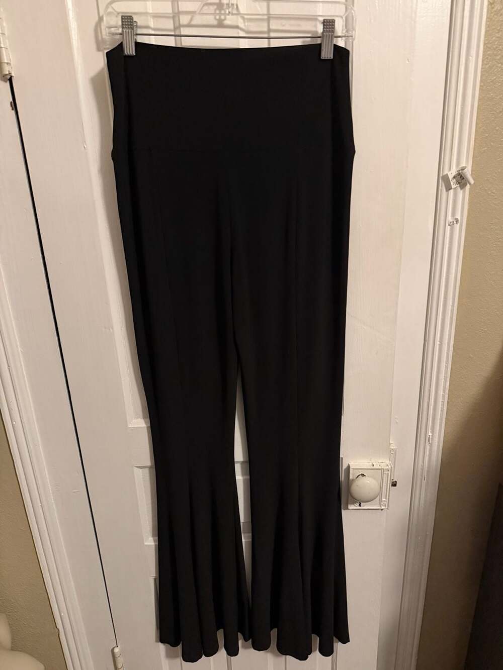 Norma Kamali Fishtail Flare Pants Medium 34 Black - Picture 3 of 9